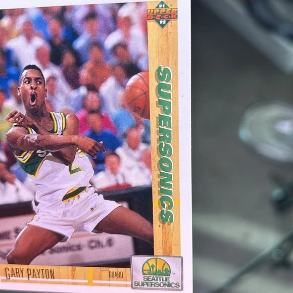 Gary Payton 1991 Seattle Supersonics Upperdeck #153 Trading Card
